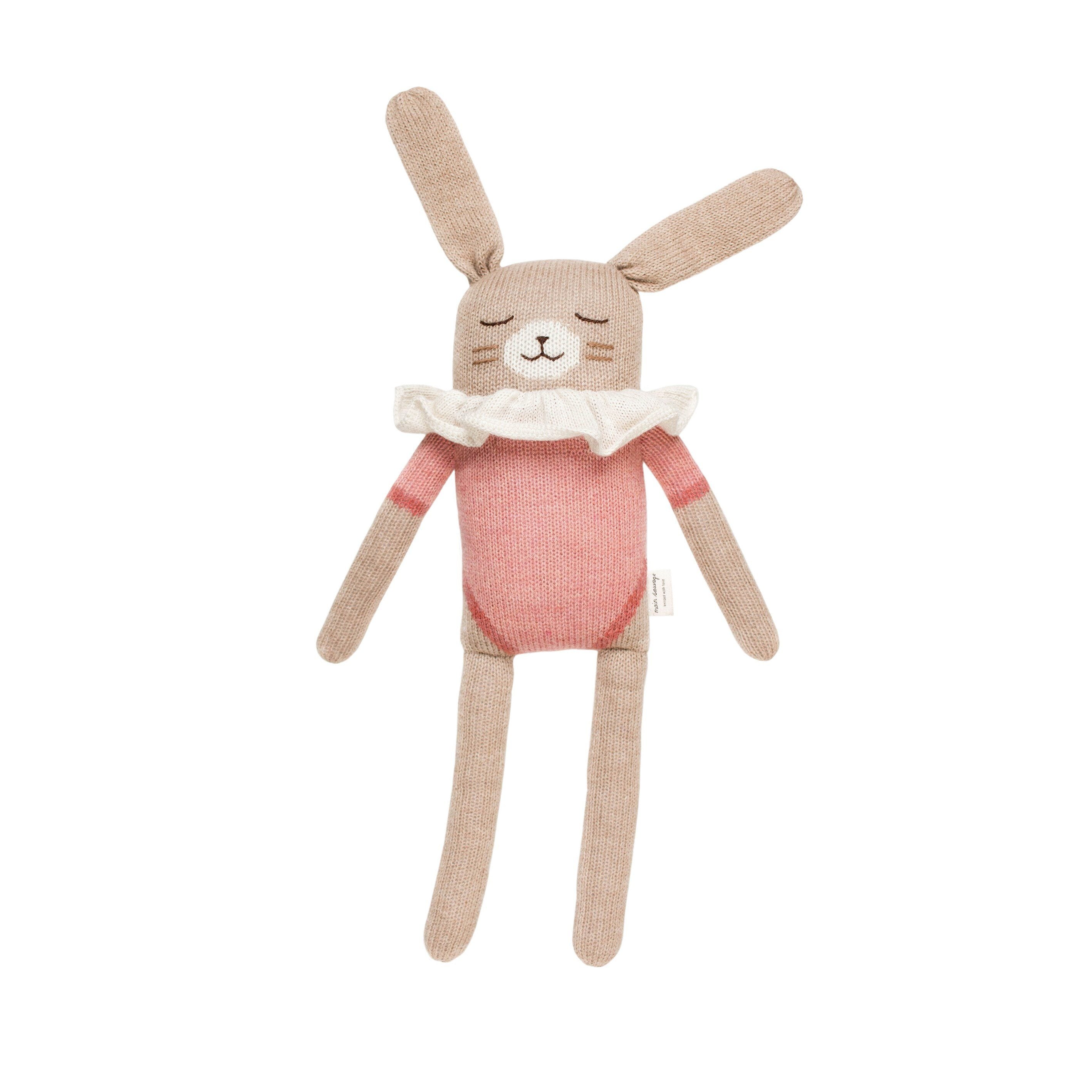 Main Sauvage - Grote knuffel Bunny bodysuit - Rose