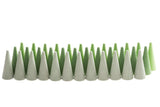 36 groene cone elementen - houten Mandala - Grapat