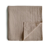 Swaddle 120x120 cm - Natural - Mushie