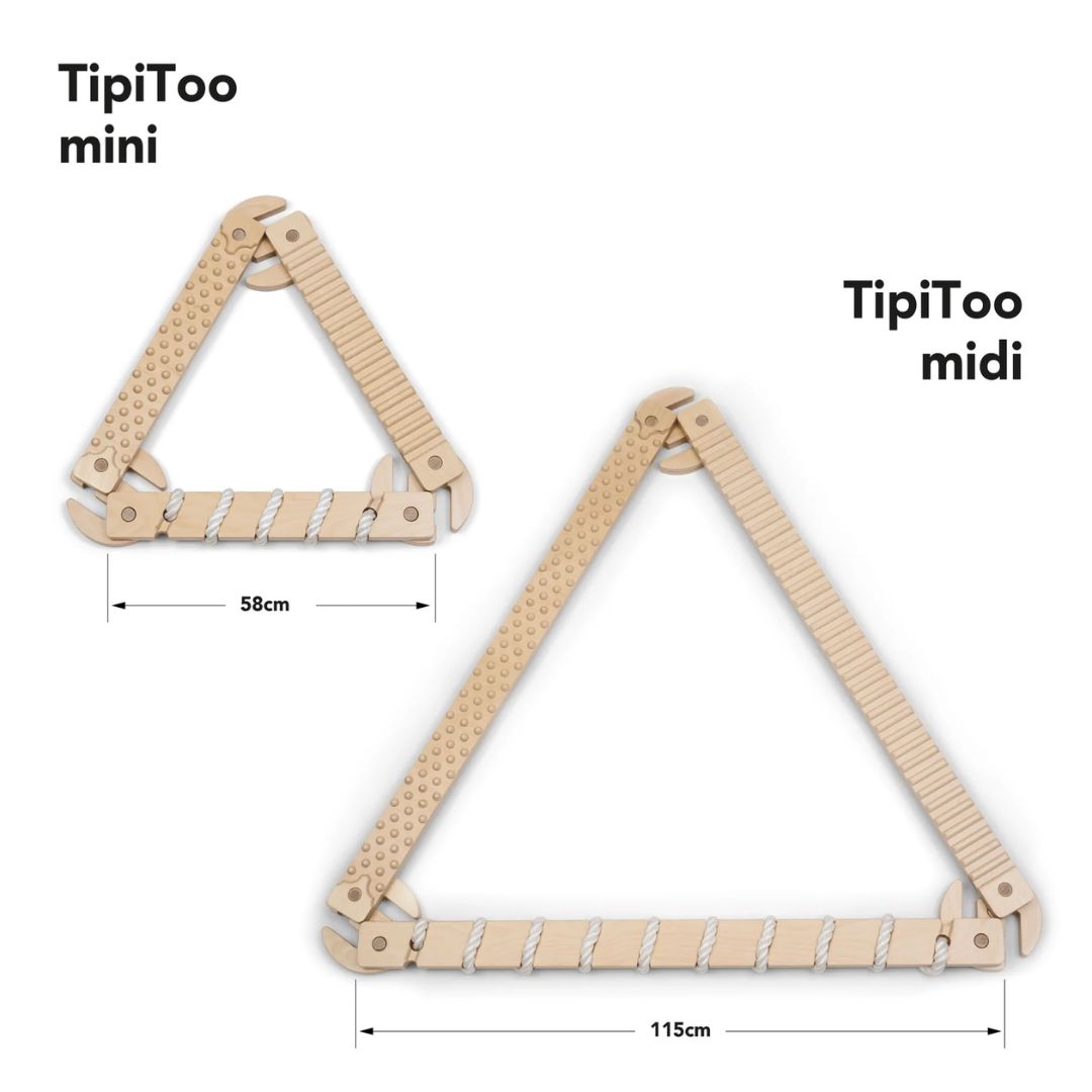 Houten evenwichtsbalk - Balance Beam TipiToo mini - Wooden - Ette Tete