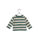 Newborn gestreepte sweater - Minho melange