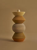 Houten stapeltoren - Big ball sculpture stacking tower - Raduga Grez