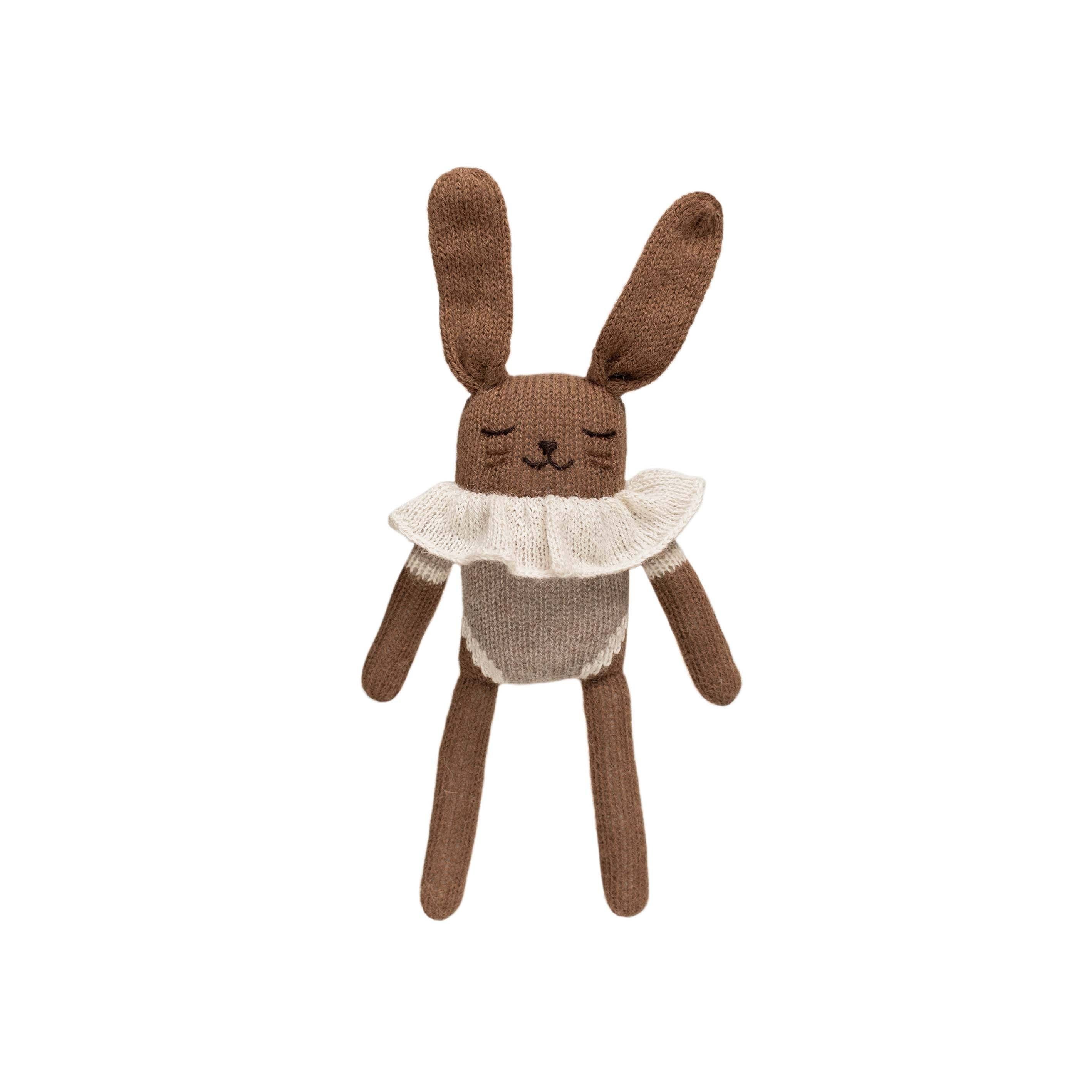 Main Sauvage - Knuffel Bunny bodysuit - Oat