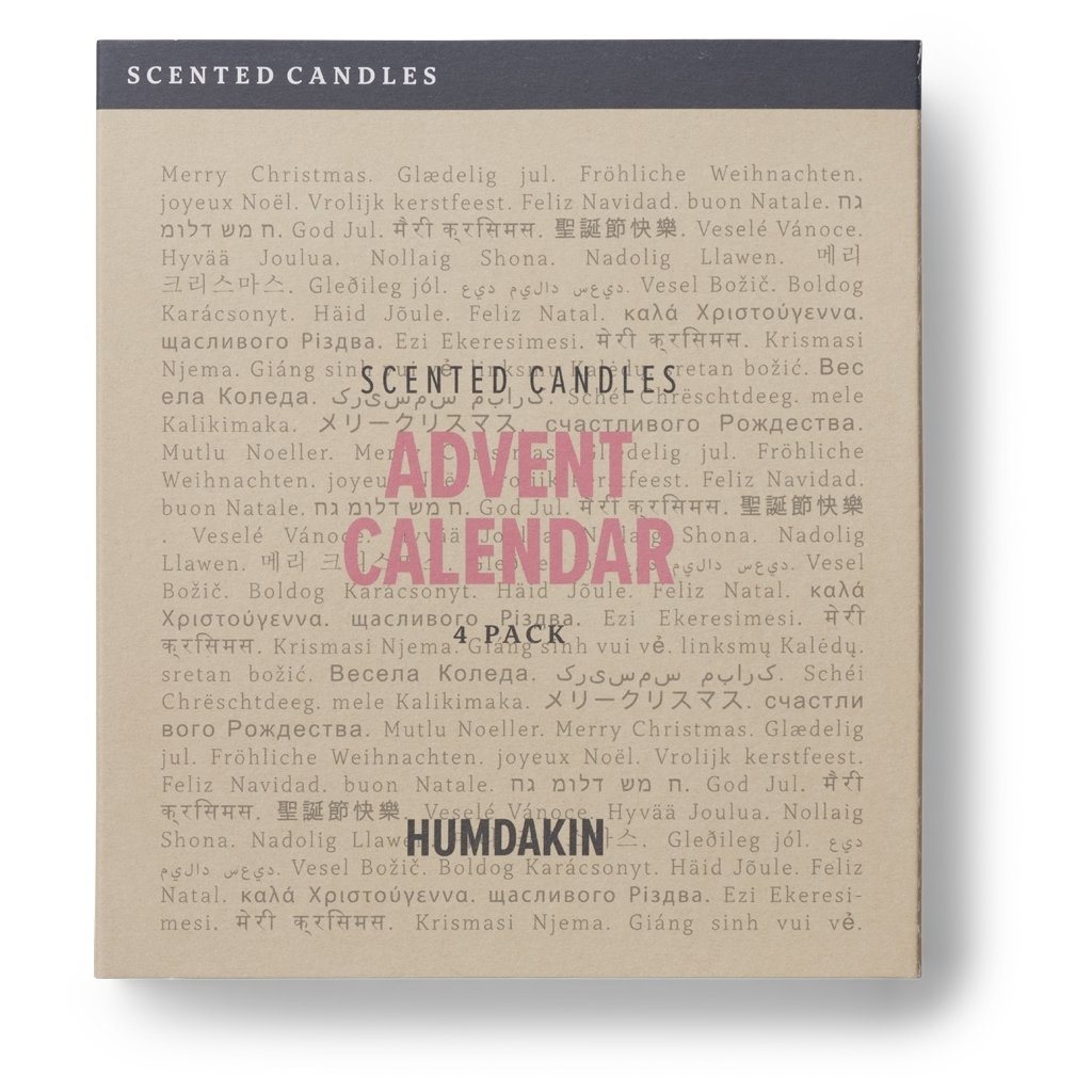 Geurkaarsen 4 pack - Advent calendar - Humdakin