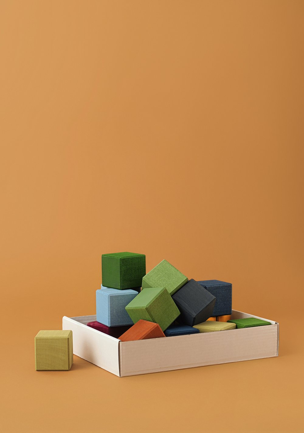 Houten blokken - Earth cubes - 20 stuks - Raduga Grez