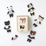 Mix & Match houten dieren puzzel - Wee Gallery