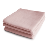Tetradoeken 3-pack - muslin cloth Blush - Mushie