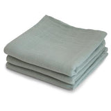3-pack tetradoeken - Muslin cloth Sage - Mushie