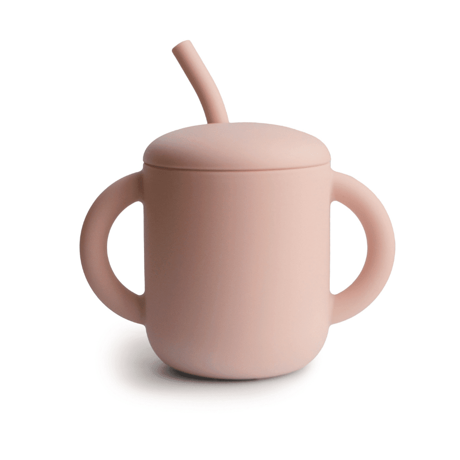 Silicone drinkbeker - training cup blush - Mushie