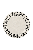 wasbaar rond tapijt - alfabet - Lorena Canals